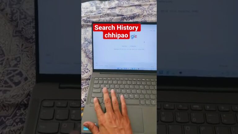 Search History kaise delete kare Laptop se🙏👆#viralvideo