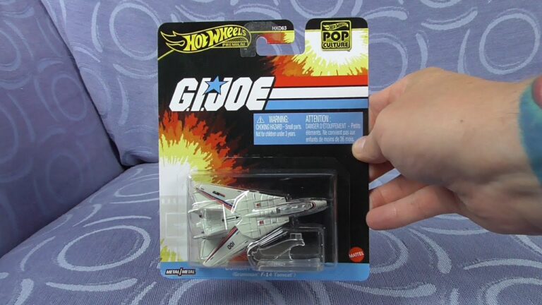 Hot Wheels Pop Culture GI Joe Combat Jet Skystriker F14 Tomcat