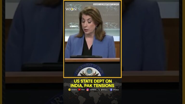 India-Pak War: 'This Should Not Escalate': US State Dept On India-Pakistan Tensions | WION Shorts