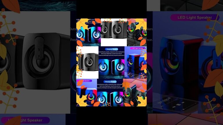 Upgrade your sound with hifi stereo speakers & microphone