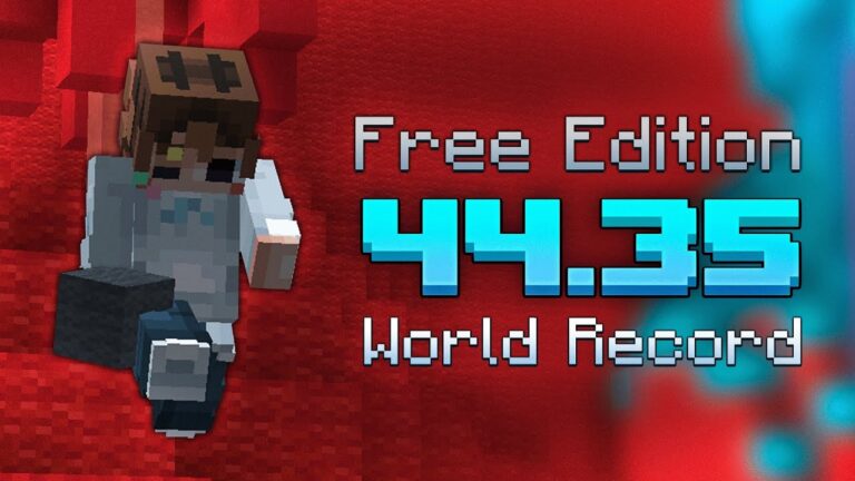 MINECRAFT FREE EDITION SPEEDRUN WR (0:44)