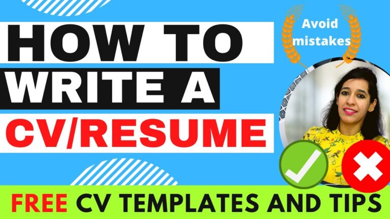 How to write & update CV in 2020 | Get noticed by employers | Free CV Templates | CV tips and Tricks