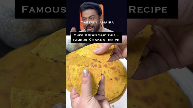 Khakra recipe by Baa, master chef Ranveer  #shorts #ashortaday #cooking #podcast