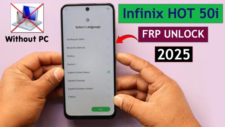 Infinix Hot 50i X6531 Android 14 Frp Unlock/Bypass Without PC – Google Chrome Not Open – 2025