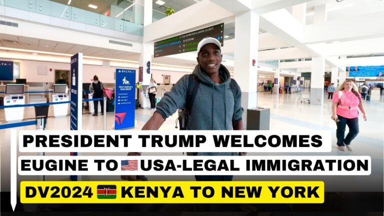 EUGINE DV2024 LOTTERY WINNER ARRIVES IN NEW YORK, USA | DV2024 | DV2025 | GREENCARD LOTTERY Mushenee