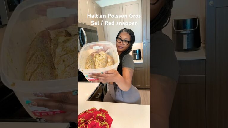 Recipe you can’t miss – Poisson Gros Sel #cooking #haitianfood #seafood #caribbean #foodie #food