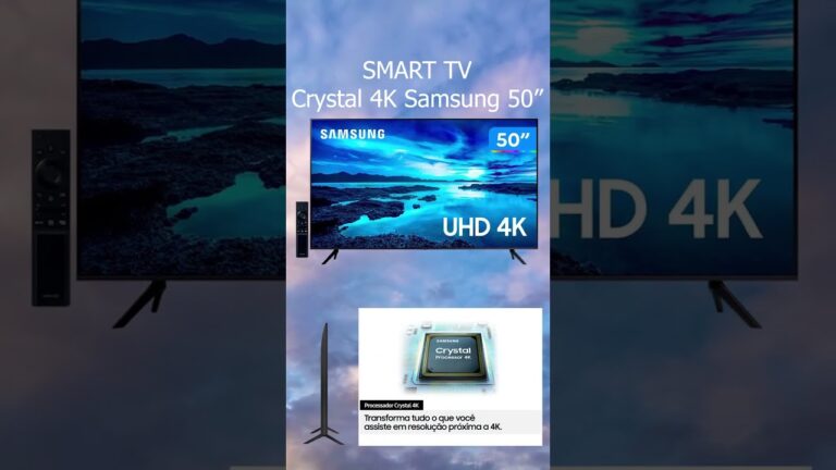 📺 Smart TV Samsung cristal 4k 50" #shorts