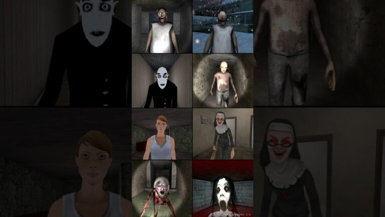 Granny The Cellar Vs Granny 3 Vs Nosferatu Vs Rina Of Darkness Vs Crazy Wife Vs Evil Nun Rush +