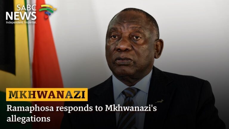 Ramaphosa to respond to Mkhwanazi's allegations