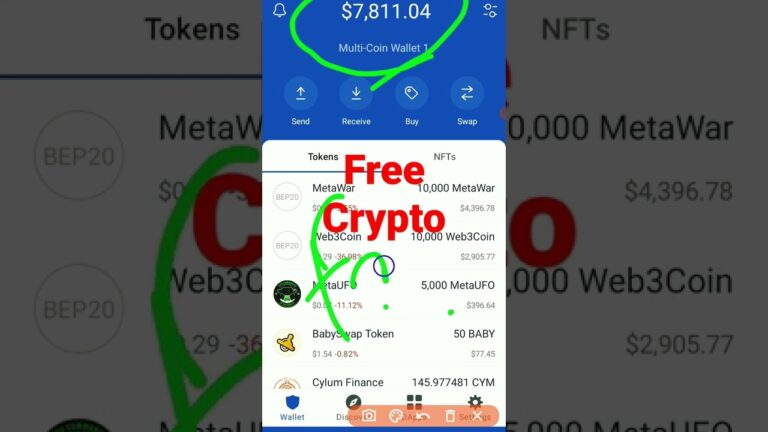 Trust wallet मे free crypto airdrop से earning करें