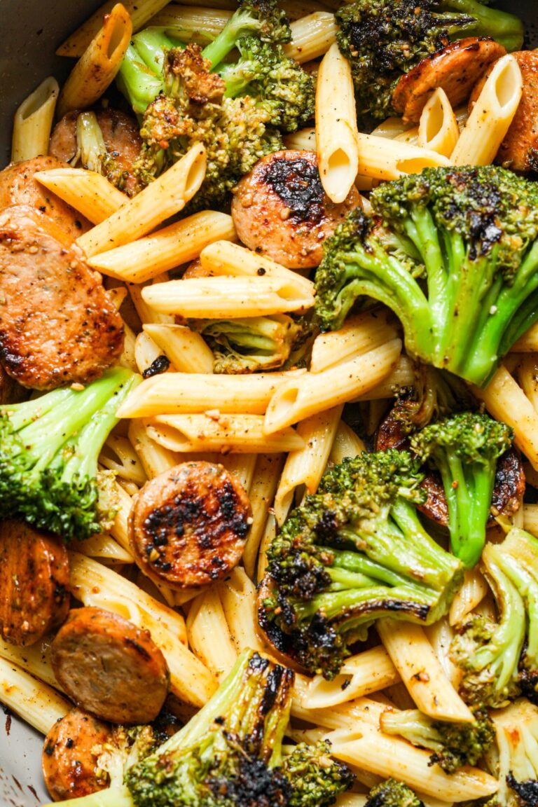Sausage Broccoli Pasta ⋆ 100 Days of Real Food