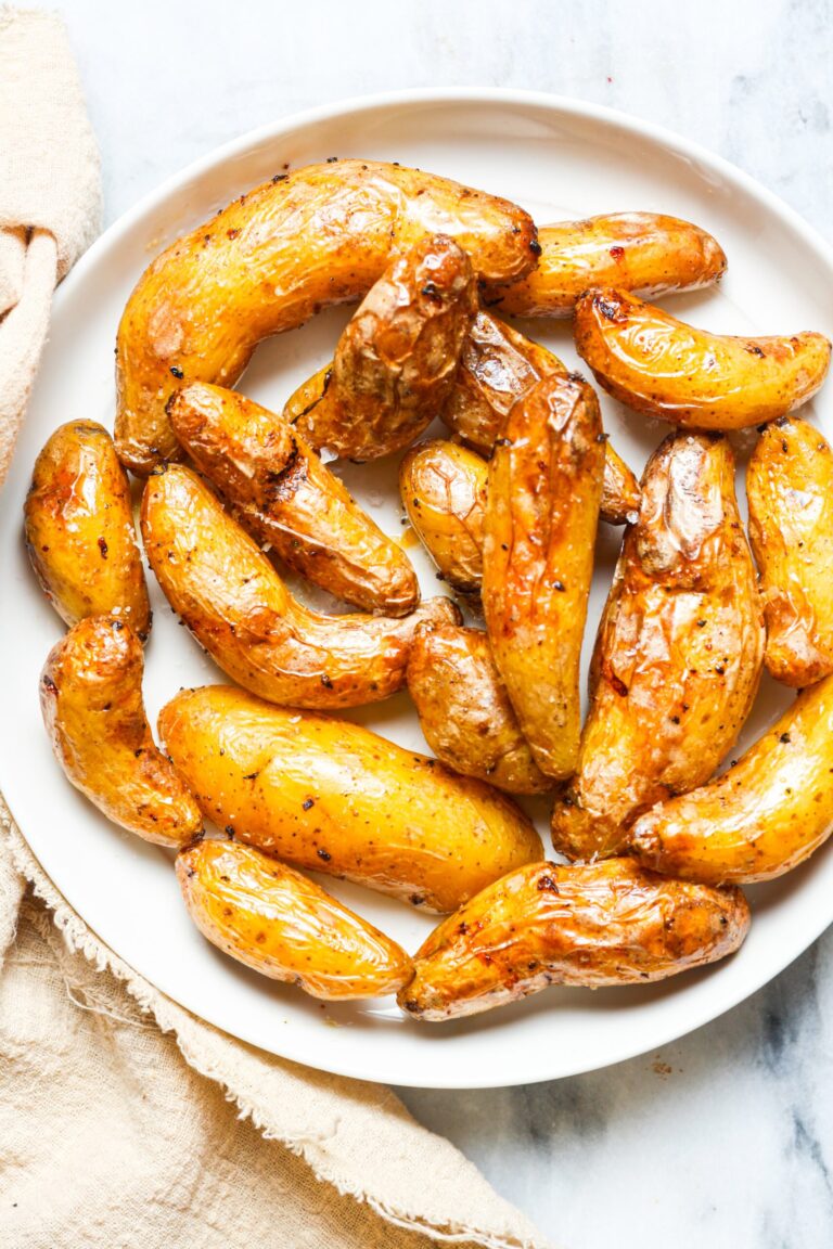 Air Fryer Fingerling Potatoes ⋆ 100 Days of Real Food