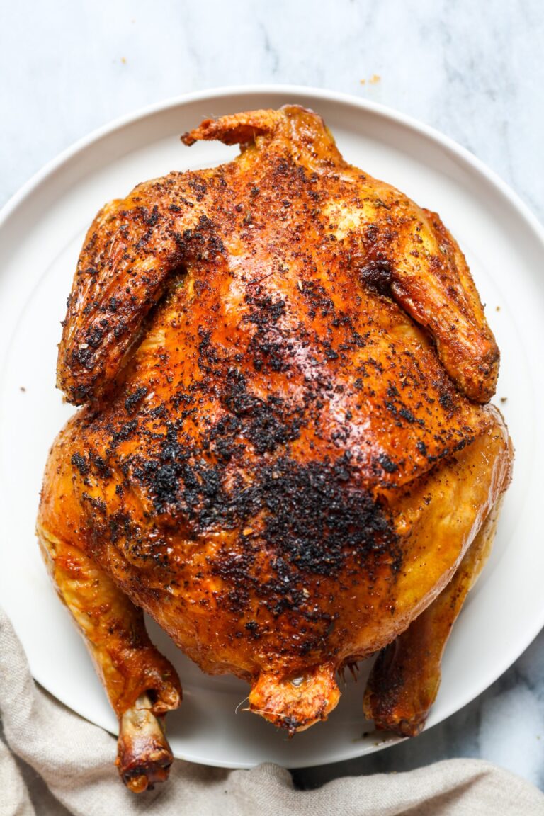 Air Fryer Whole Chicken ⋆ 100 Days of Real Food