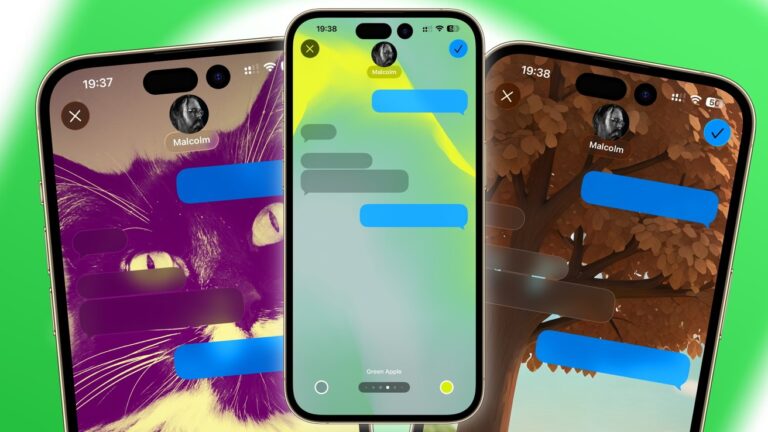 How to change Messages backgrounds in iOS 26