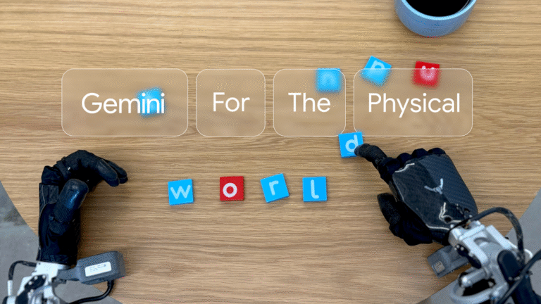Gemini Robotics brings AI into the physical world