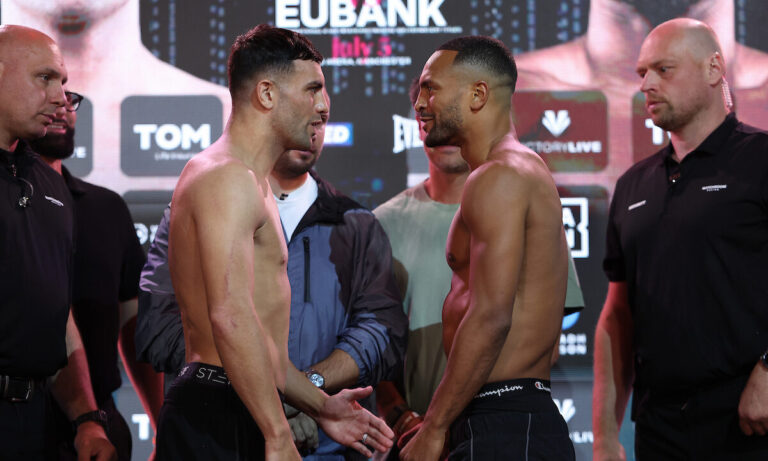 Jack Catterall vs Harlem Eubank weights and ringwalk times