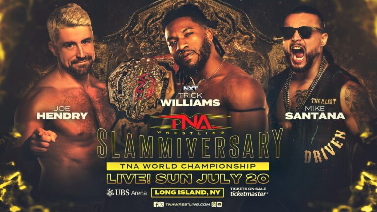 Mike Santana Added to TNA World Title Match With Trick Williams & Joe Hendry at Slammiversary – TNA Wrestling