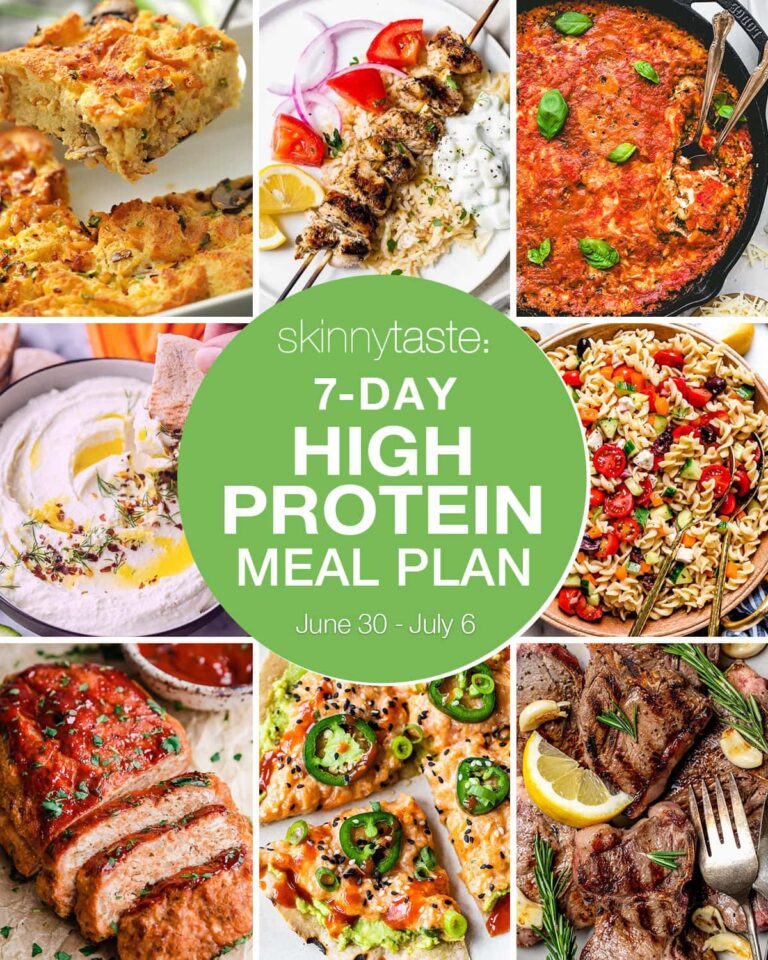 7 Day High Protein Diet Meal Plan