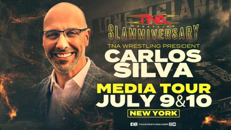 TNA Wrestling President Carlos Silva Visits New York on July 9-10 To Preview Slammiversary At UBS Arena on July 20 – The Biggest Live Event in Company History – TNA Wrestling