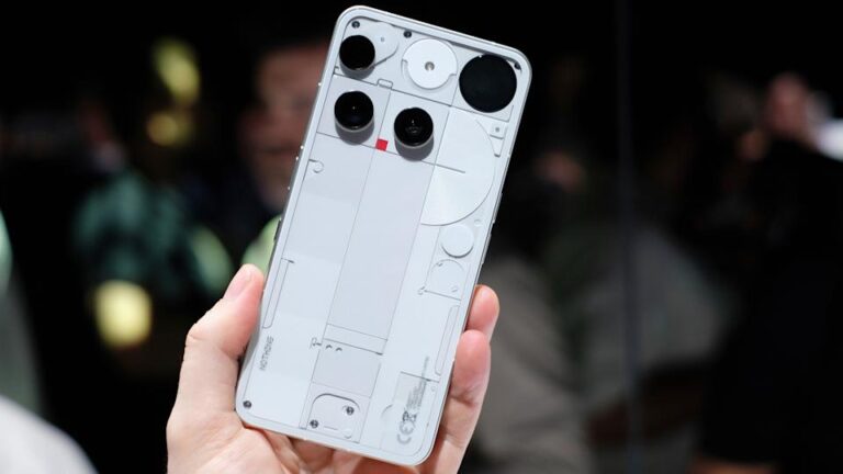A tiny, playful dot-matrix screen in the company’s most expensive phone yet