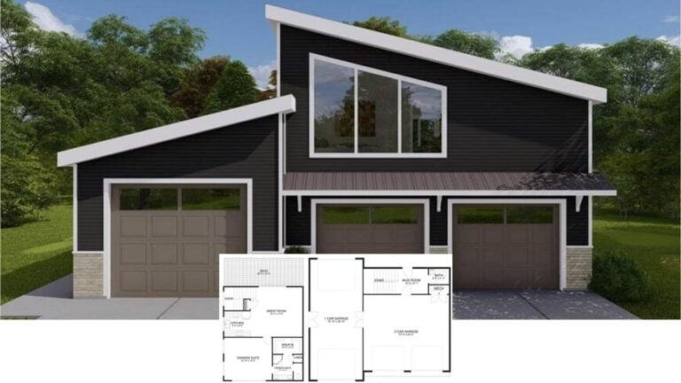 10 1-Bedroom Open-Concept Homes Designed to Maximize Space (Floor Plans Included)