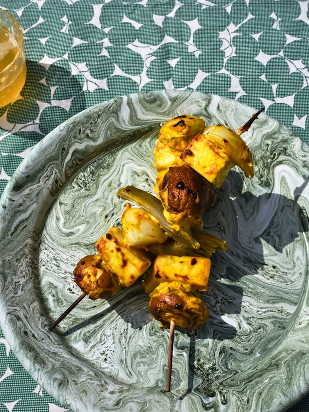 Grilled Veggie Kebabs