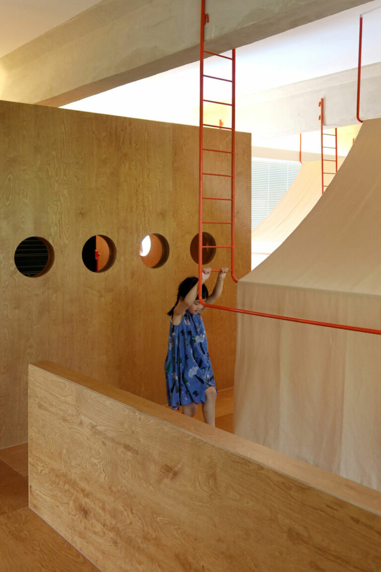 Daycare Center Filled With Tents Creates a Playful Setting for Kids