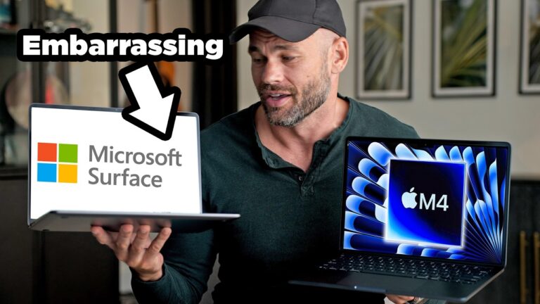 M4 Macbook Air Vs Microsoft Surface Laptop Is Embarrassing