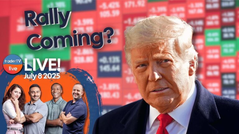 Stock Melt-Up Coming? Treasury Yields Fall | $AAPL $MSFT  | Live Trading July 8