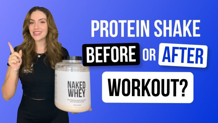 Protein Shake Before or After Your Workout? | Nutrition Coach Explains | Naked Nutrition
