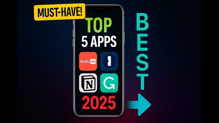 5 apps that will blow your mind!! | Best Productivity Apps | 2025