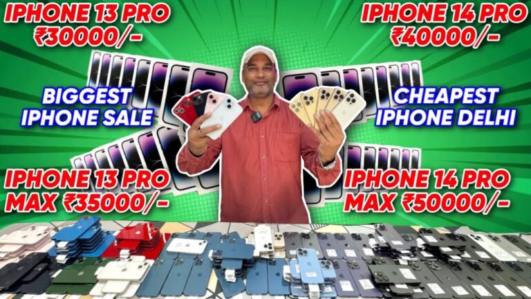 Biggest iPhone Sale Ever 🔥| Cheapest iPhone Market | Second Hand Mobile | iPhone15 Pro iPhone 16