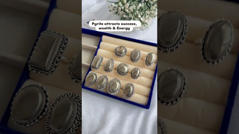 Pyrite Rings for Women #trending #pyrite #rings #immerjewellery #trending #viral