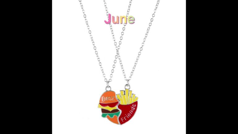 Best Friend Necklace for Each Month! | Which one is yours?