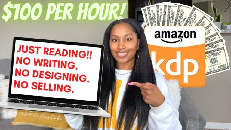 Website to Earn $100 Per Hour For Reading Amazon KDP Books -Make Money Online 2025 – WFH