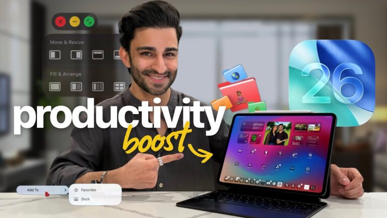 5 Ways iPadOS 26 Makes Your iPad a Productivity Powerhouse! ⚡️
