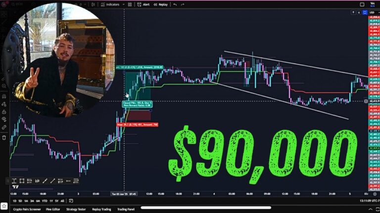 LIVE Day Trading Making $90,000 (REALLY SIMPLE)