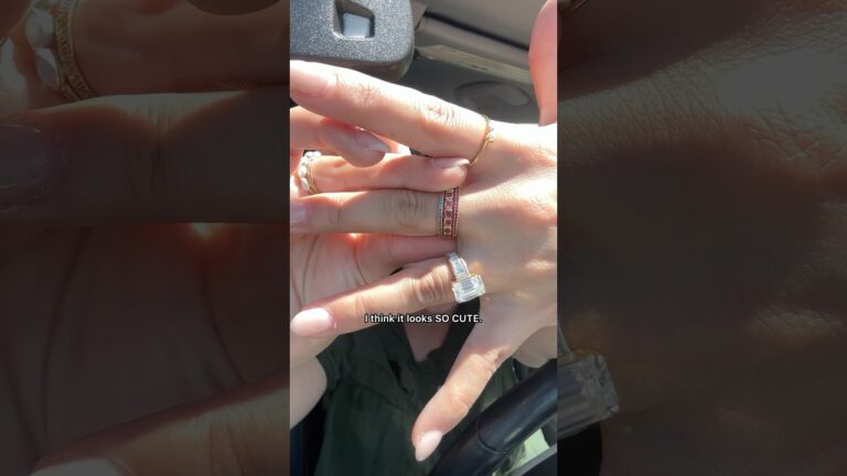 BIRTHSTONE RING STACK: The best Mother’s Day gift idea! #birthstonejewelry #ringstack