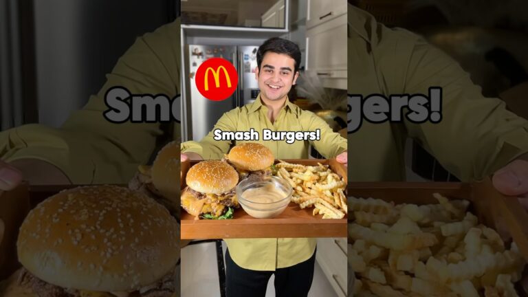 Better than Mcdonalds! Beef Smash Burgers 🍔🤤