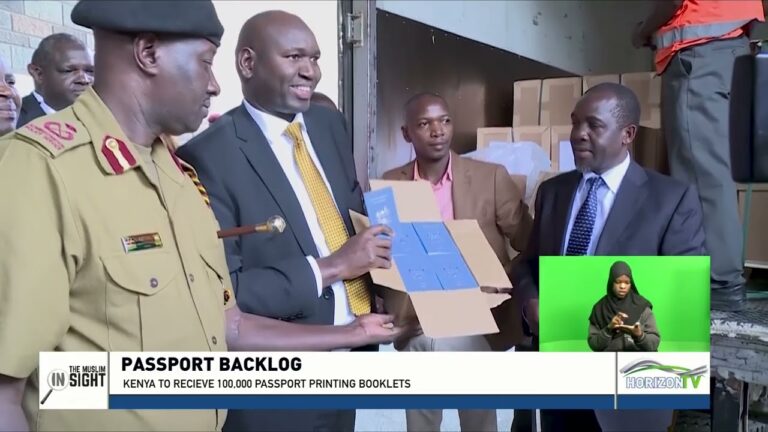 Passport Backlog | Kenya To Receive 100,000 Passport Printing Booklets Mushenee