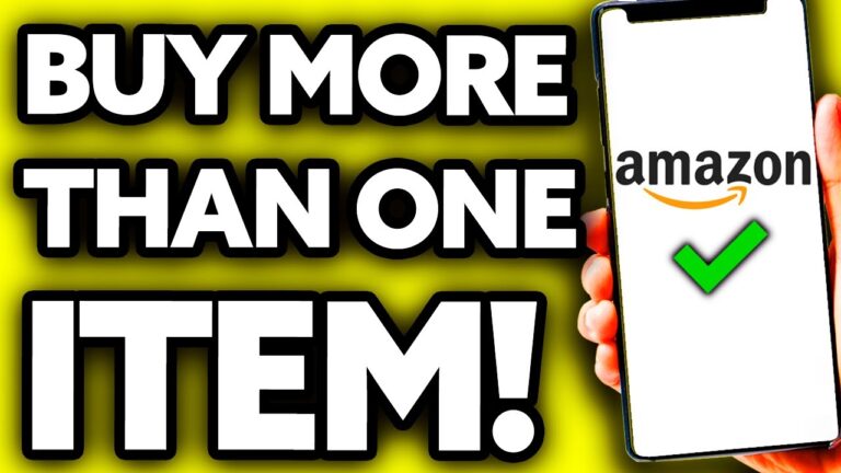 How To Buy More Than One Item on Amazon (Very Easy!)
