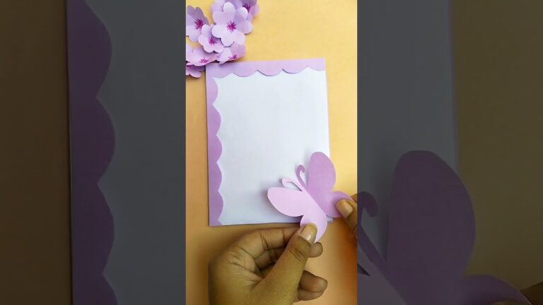 Diy Card Front Page Design 🤩 #shorts#cardmaking#cardcrafting