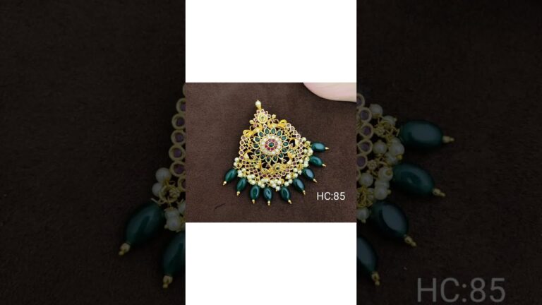 Mallepula Latest Design Jewellery Pendants… #earrings #girls #traditional #necklace #amazon #gold