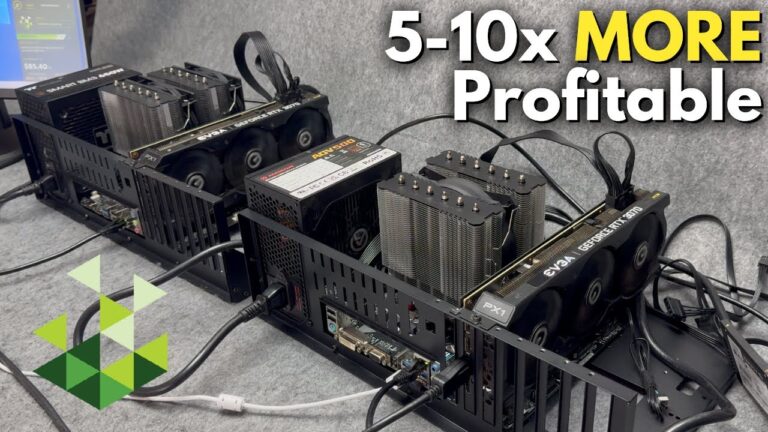 I Turned my CPU Mining Rigs into AI Rigs with INSANE Results…