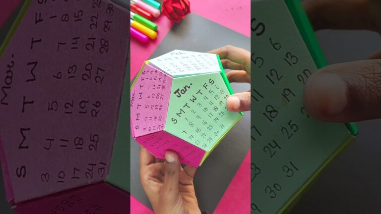Let's Make 2024 Calendar 🗓️ DIY Calendar 🔷