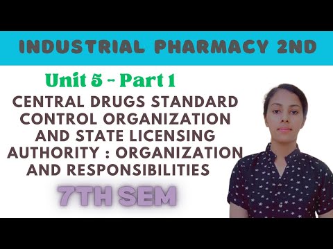 Indian regulatory requirements industrial pharmacy | Central drugs standard control organisation