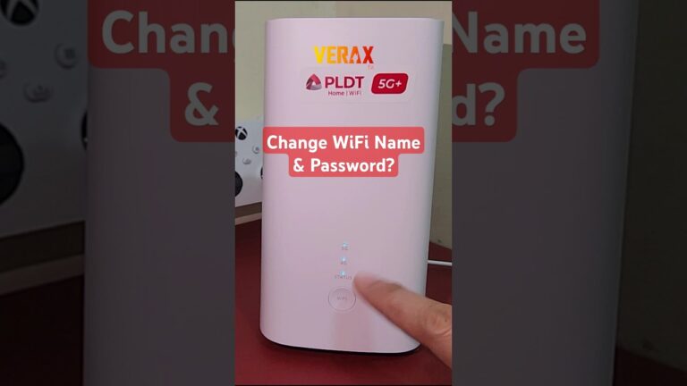 PLDT Home Wi-afi 5G+ Change Wifi name and password – Easy Guide