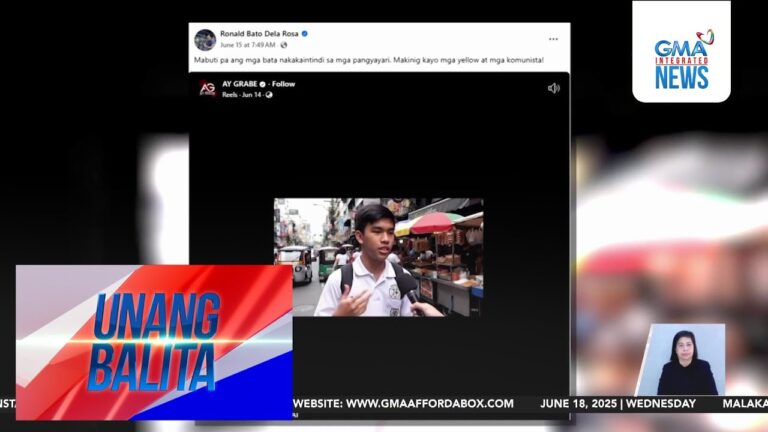 Sen. dela Rosa, nag-share ng A.I.-generated video na tumutuligsa sa impeachment… | Unang Balita