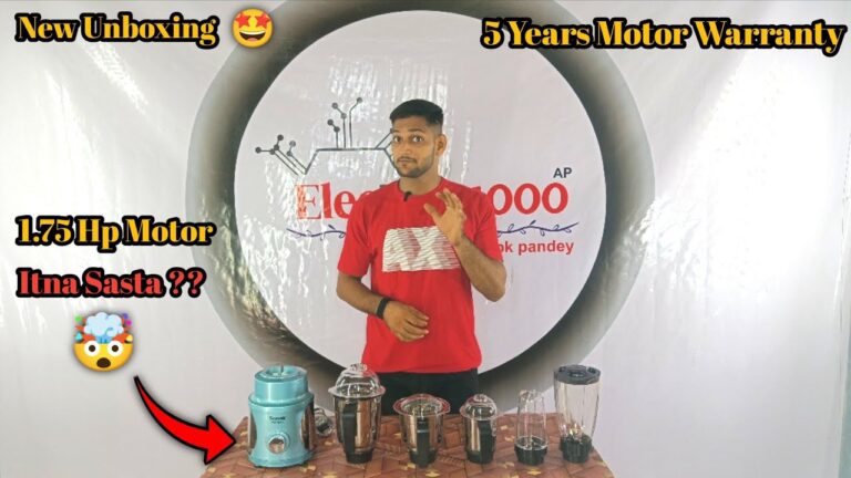 5 Cup Mixer Grinder Unboxing|| 1.75 Hp Motor 😱 || Best Price