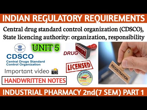 Indian regulatory requirements || industrial pharmacy 2 unit 5 @Trickpharmacy